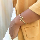 Bracelete Ísis - Banhado a Ouro